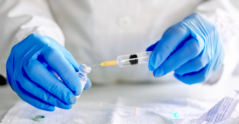 Vaccination shot.