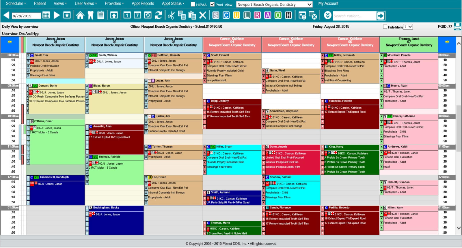 Denticon Scheduler