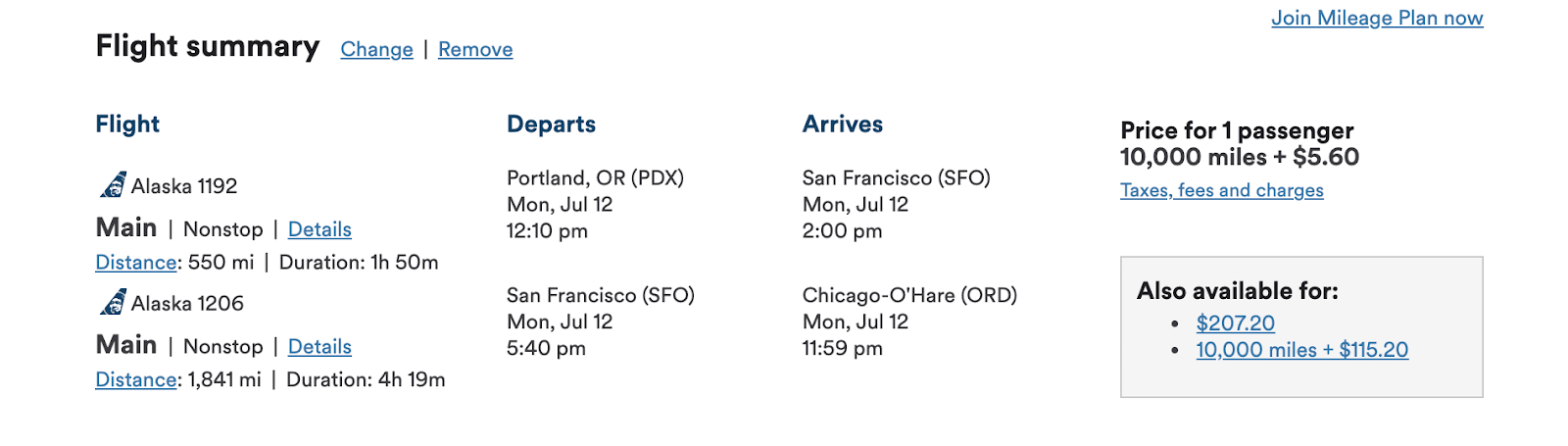 Fly short and medium-haul domestic flights on Alaska