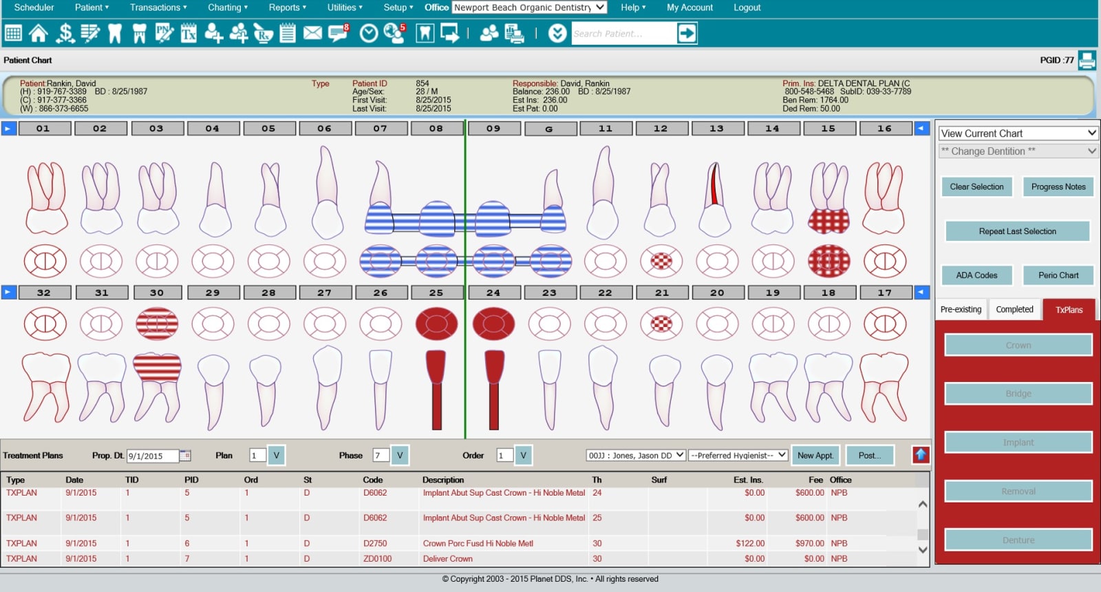 Denticon Odontogram