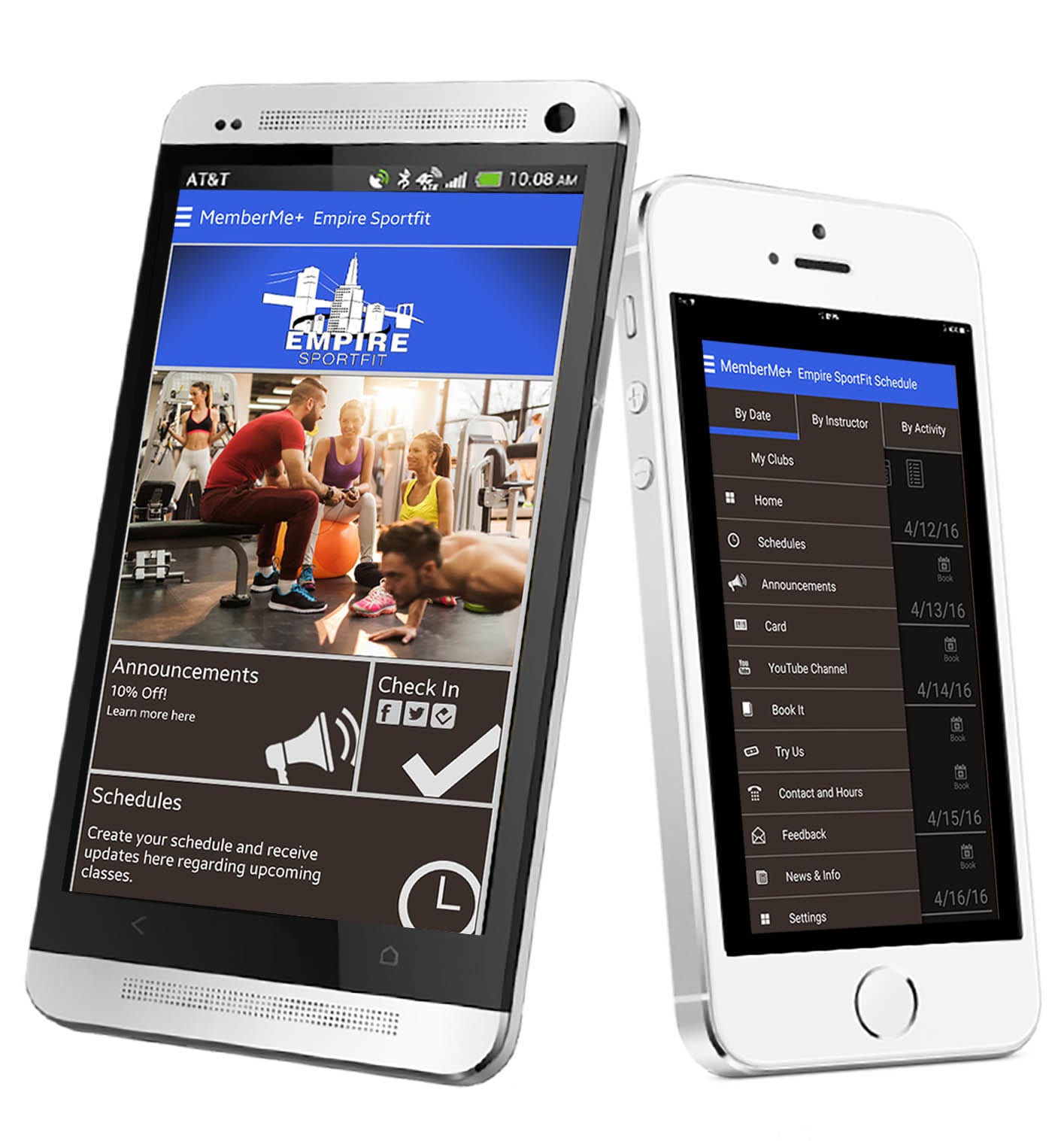 EZFacility mobile app for members