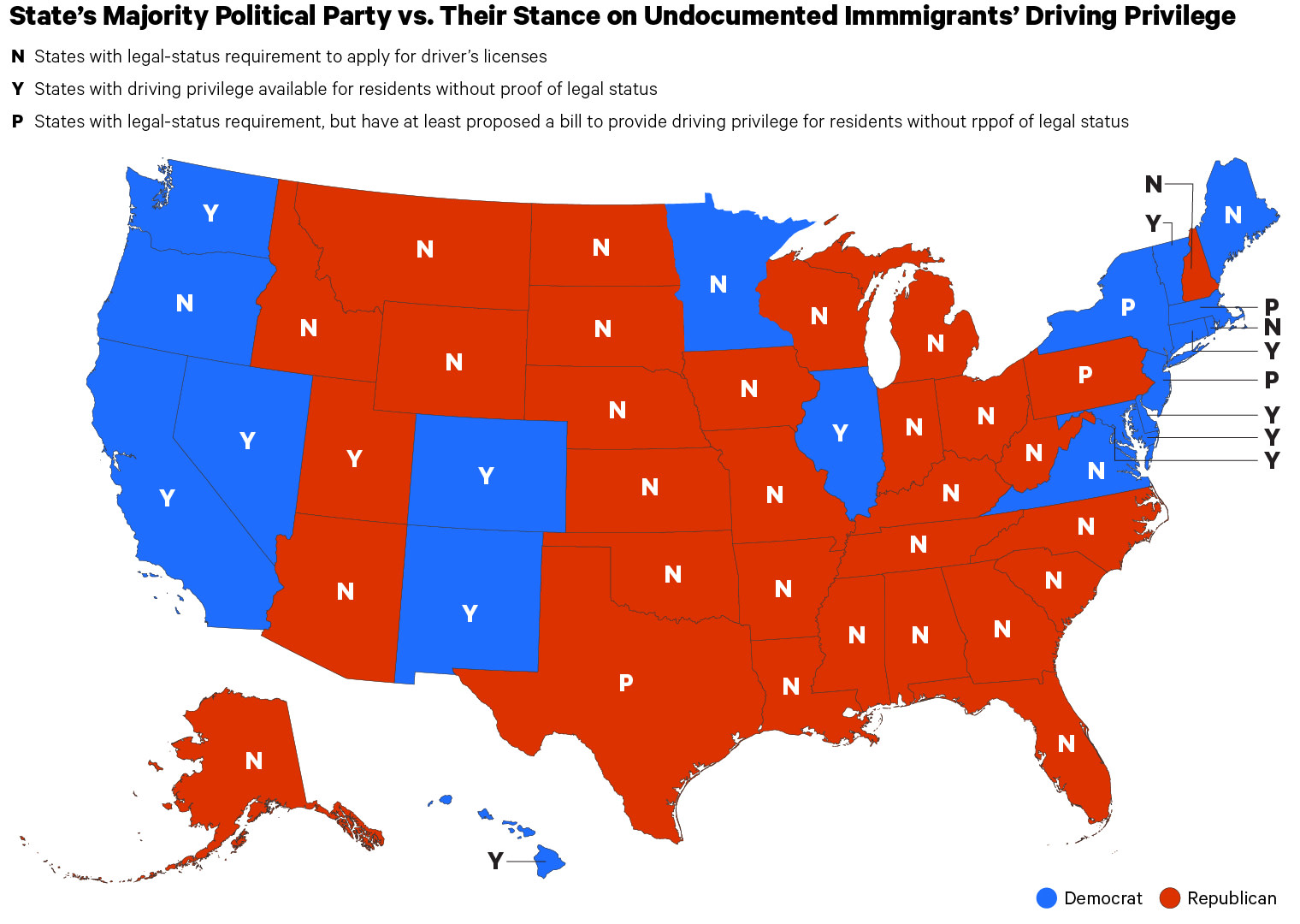 Some States Weigh Whether To Grant Driver's Licenses To Illegal Aliens  While Others Weigh Strengthening Bans