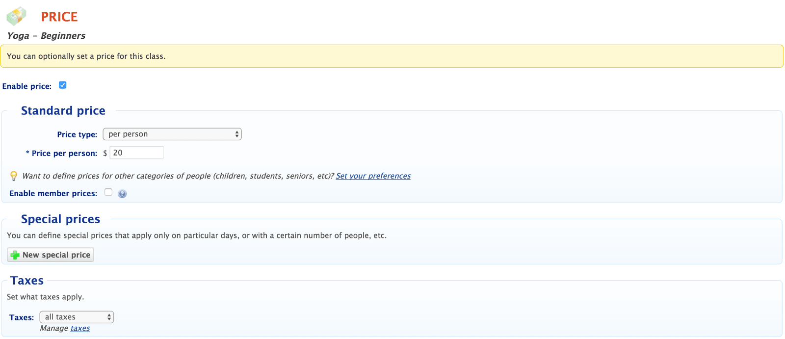 Bookeo review class pricing online