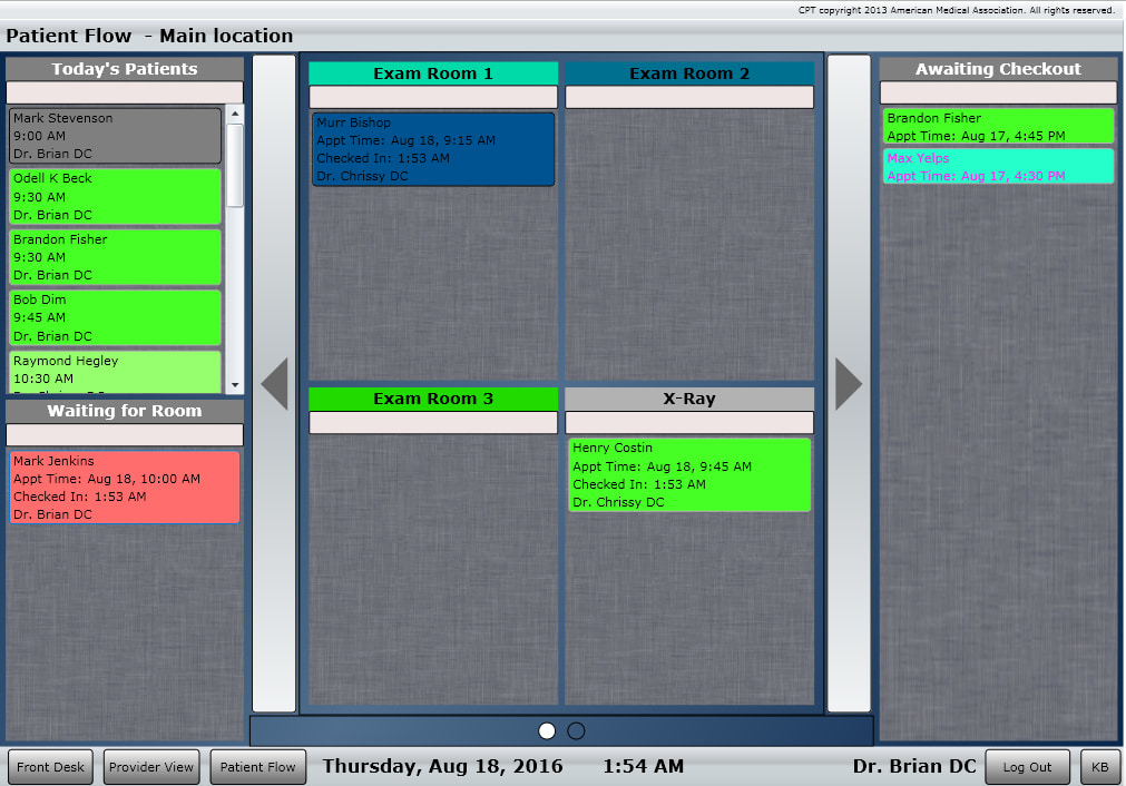 ChiroSpring Patient Flow