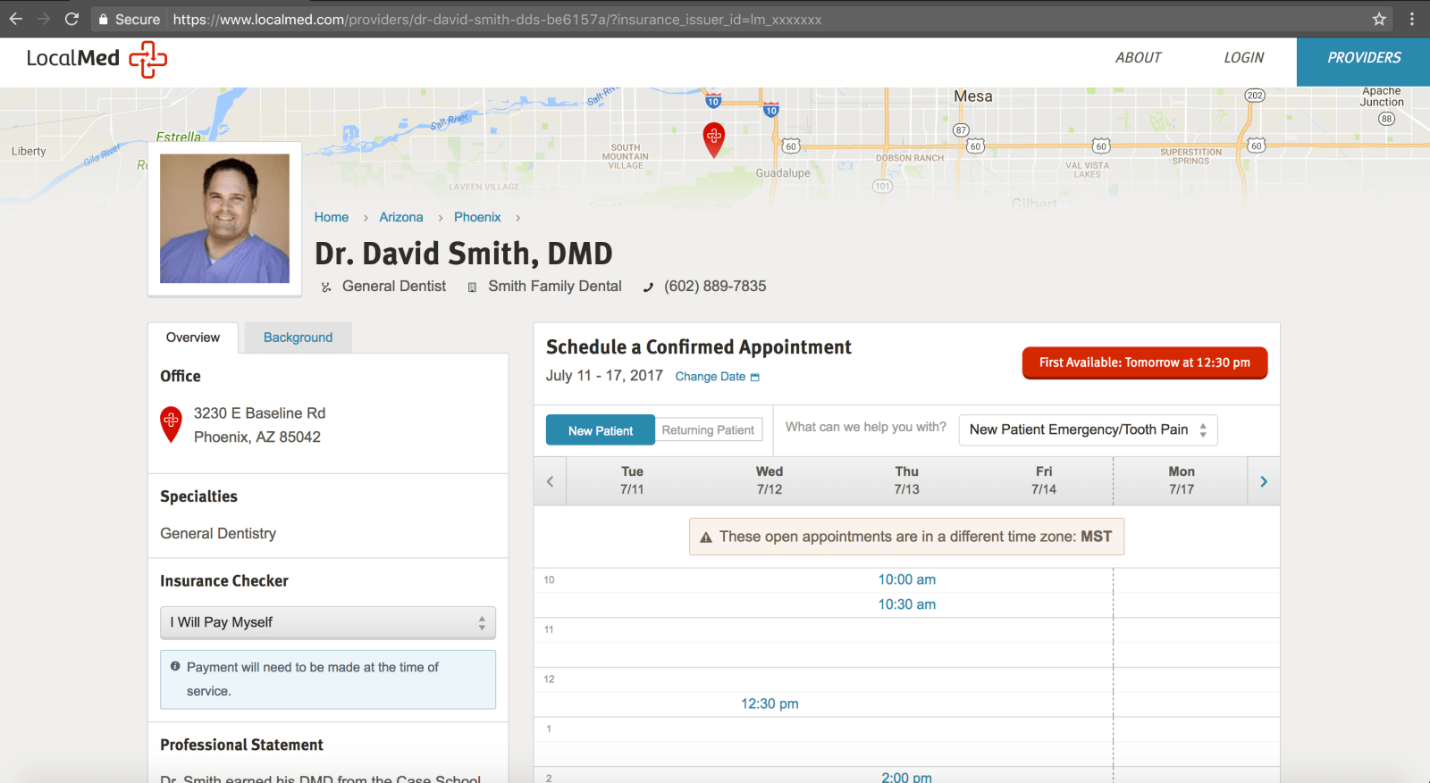 LocalMed Profile