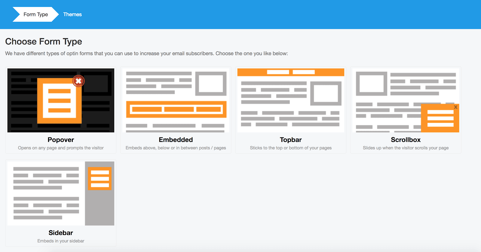 MailMunch Review Opt-In Form Types