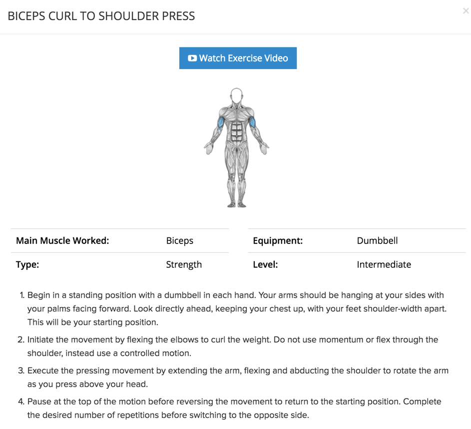 PTminder Exercise Library