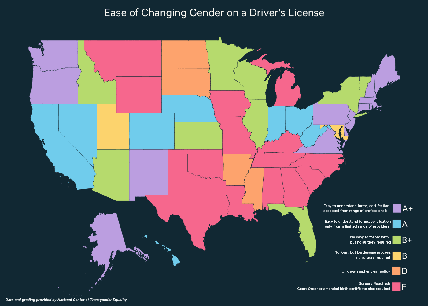 transgender gender states surgery license driver reassignment face confusion change map purchasing applicants insurance process changing state transition could proof