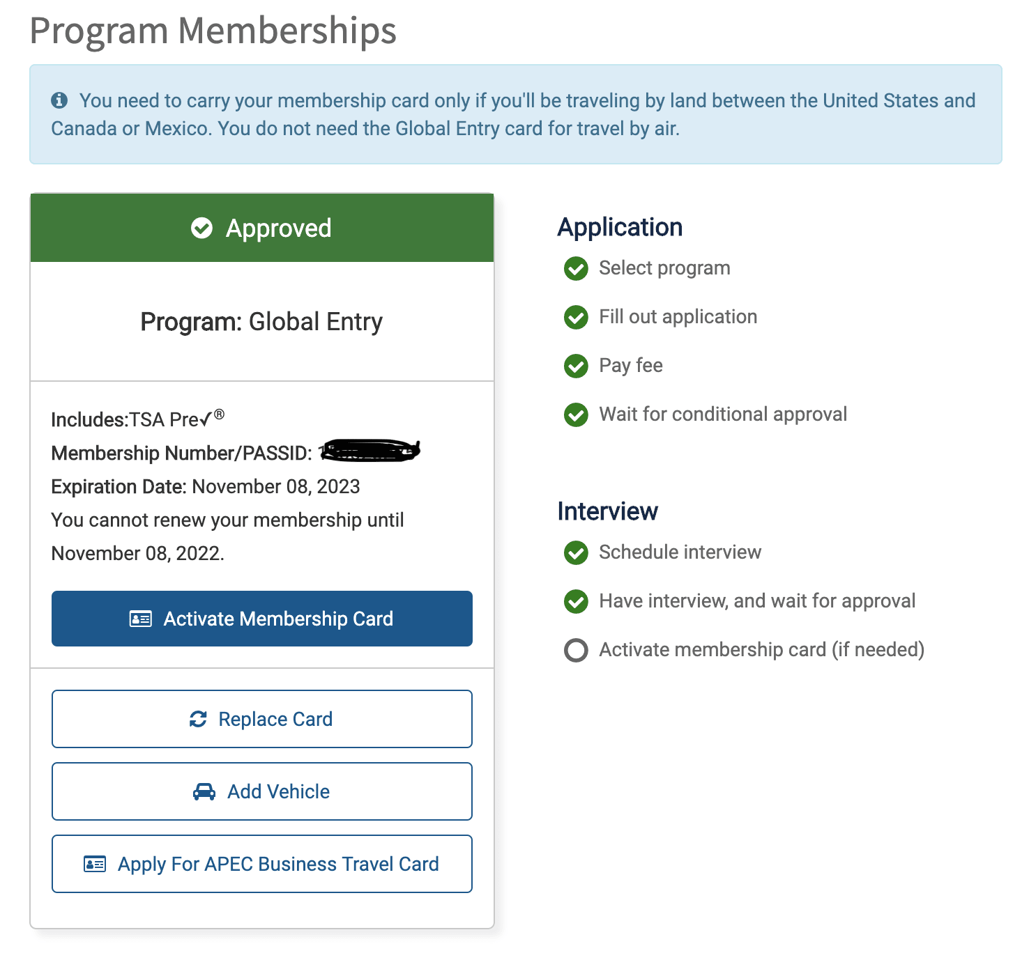 renew global entry login