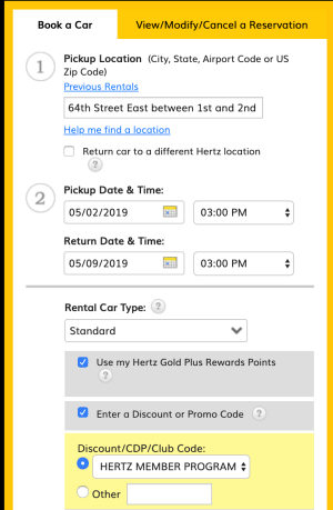 Using Hertz Points
