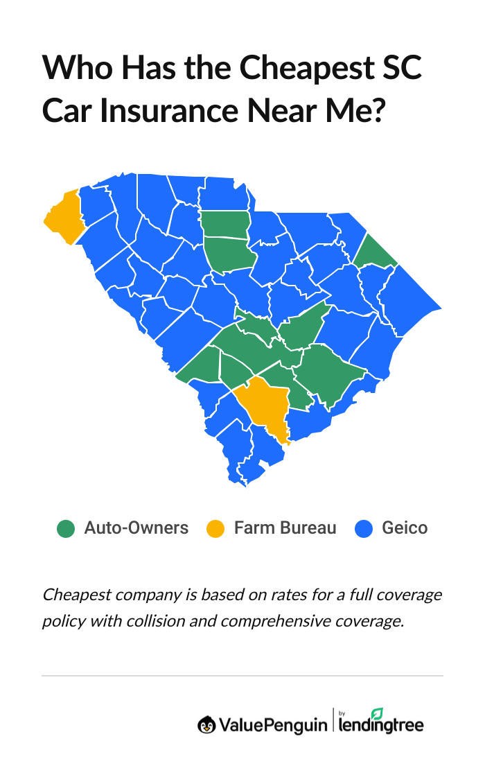 Cheapest car insurance companies in South Carolina