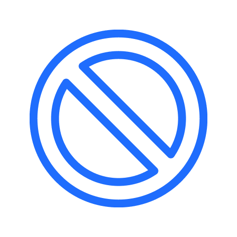 no-sign icon