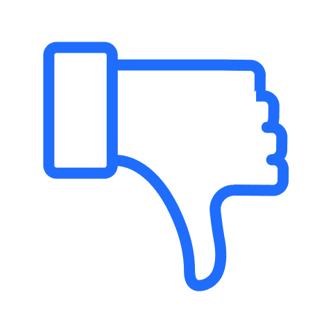 thumbs down icon