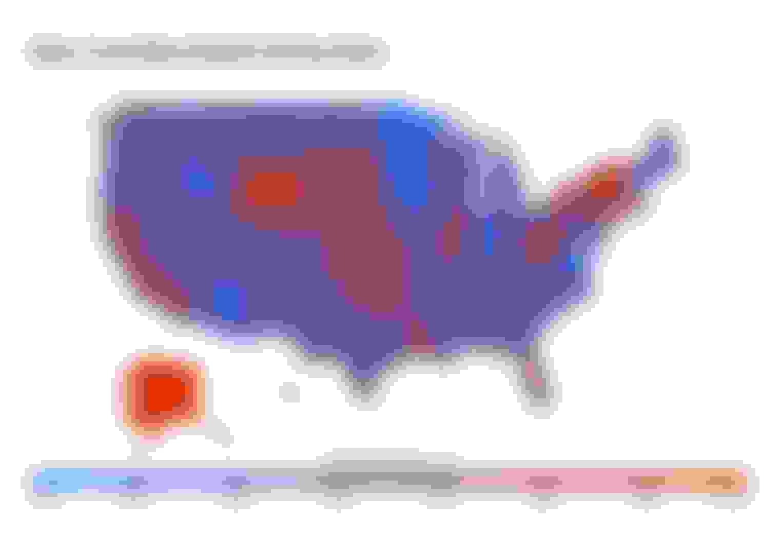 chart of BCBS rates by state