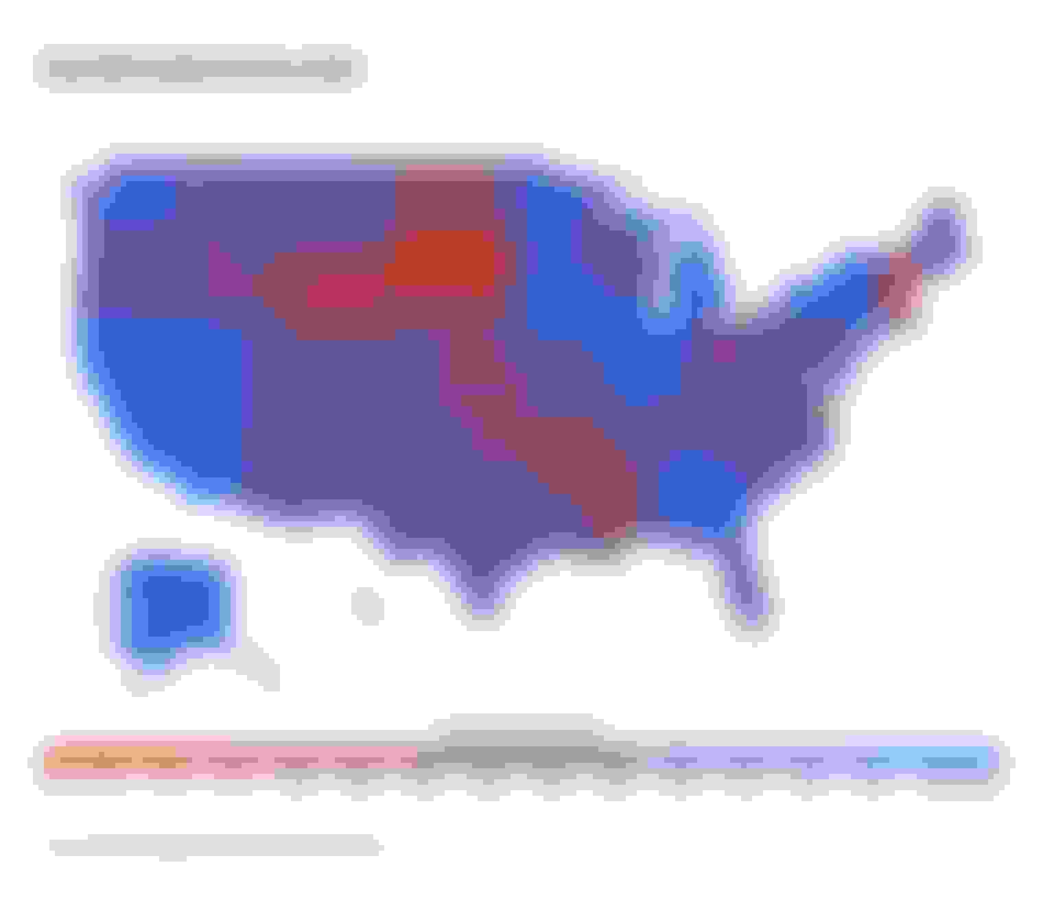 A graph of seatbelt usage by state