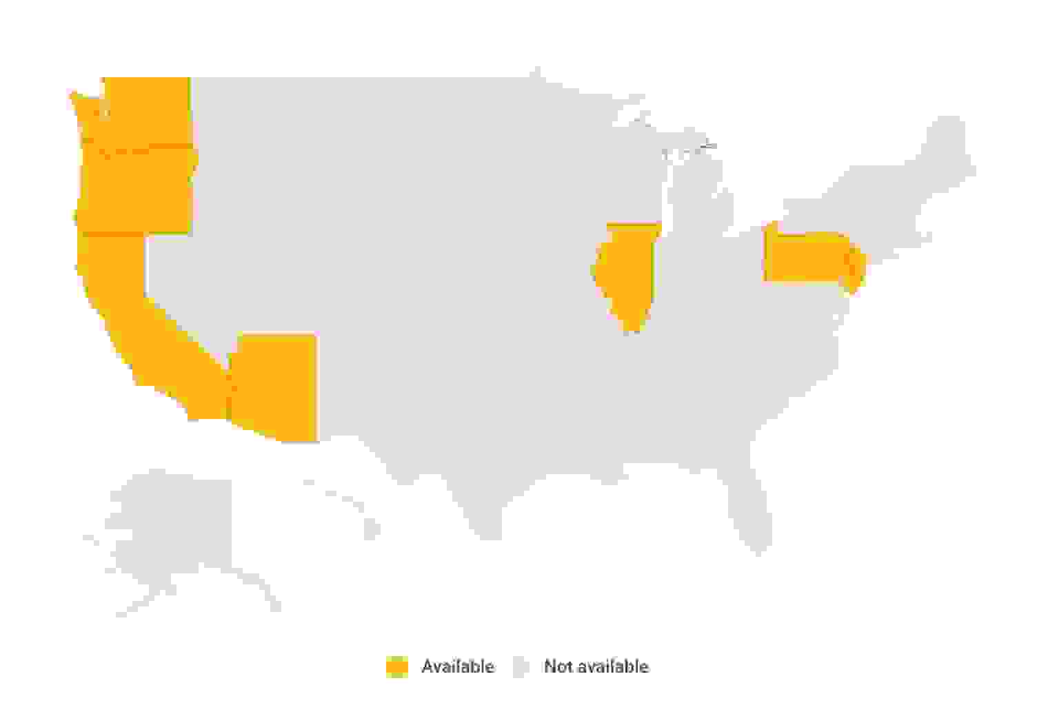 States where Metromile is offered