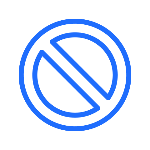 no-sign icon