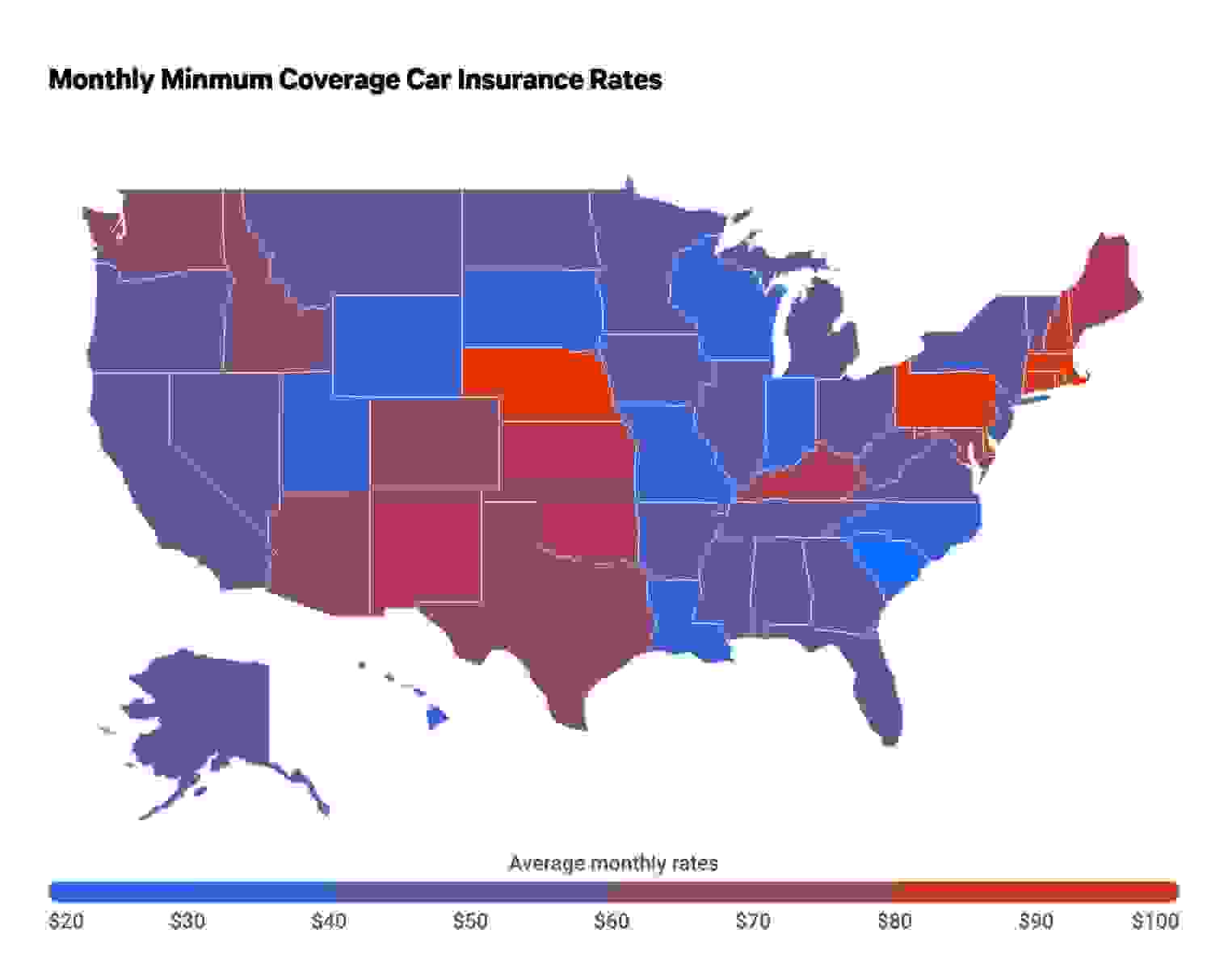 Monthly car insurance rates near me