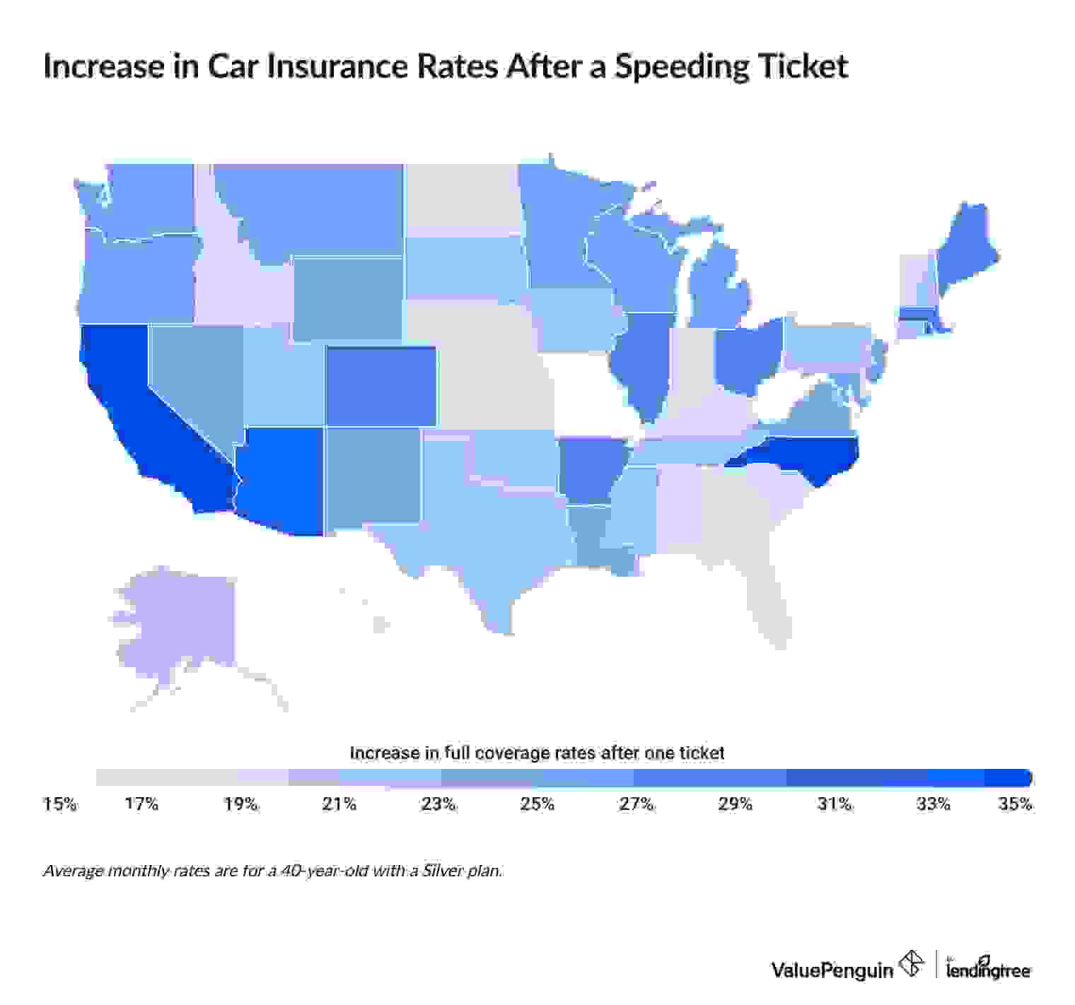 How do speeding fines affect insurance by state