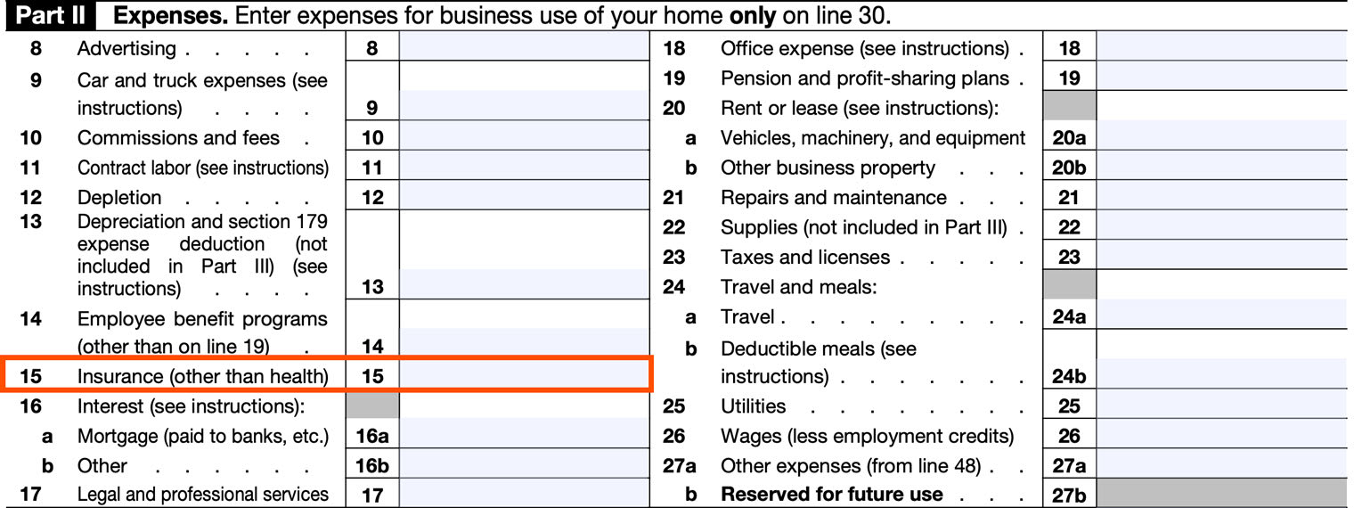 Schedule C tax forms