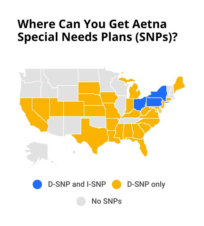 Availability of Aetna Special Needs Plans