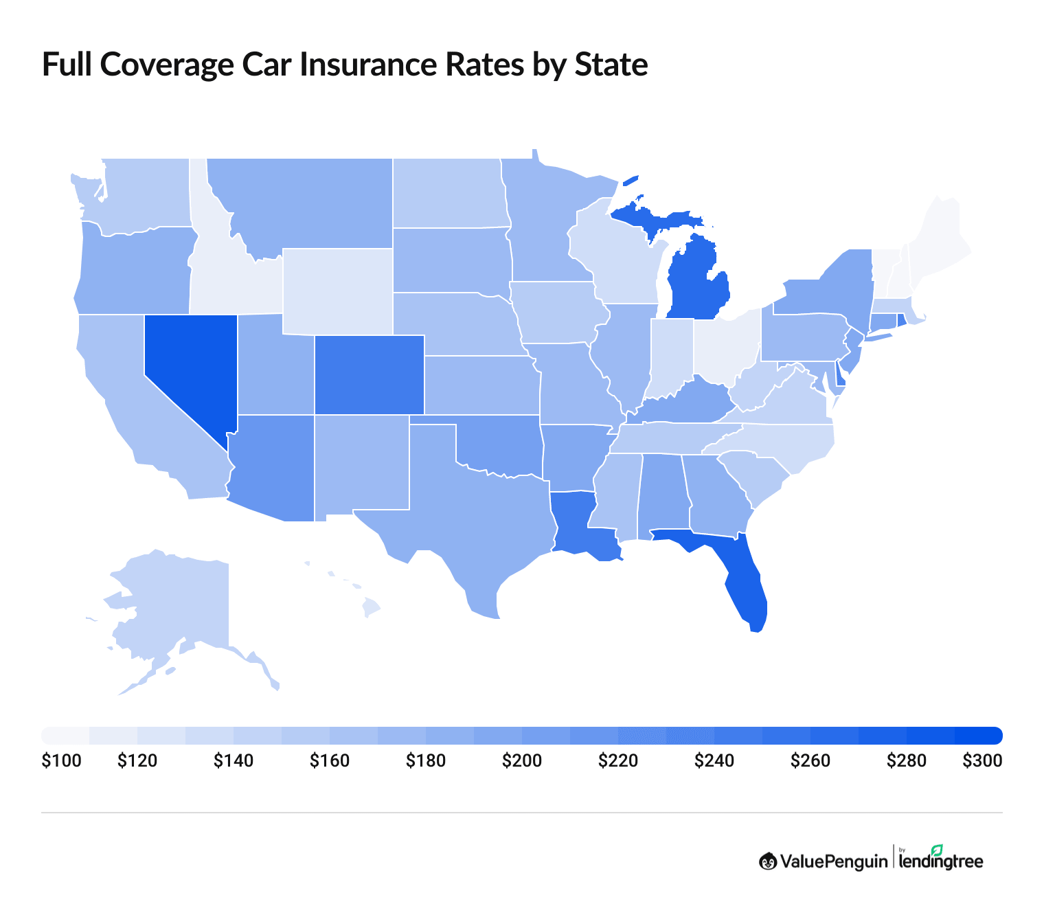 Compare vehicle insurance by state