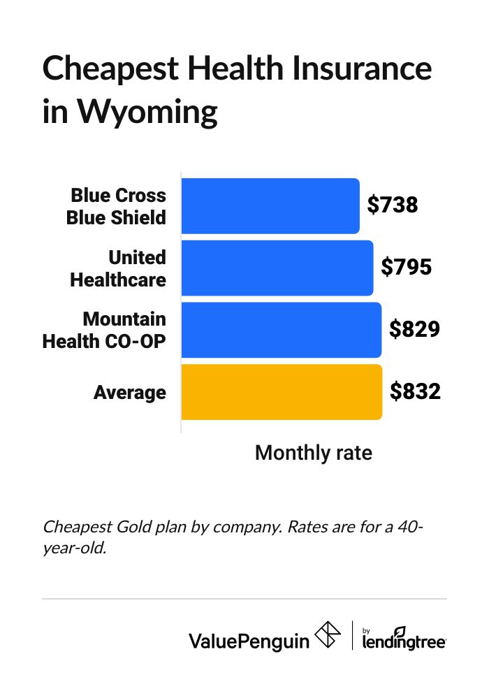 Cheapest health insurance companies in Wyoming