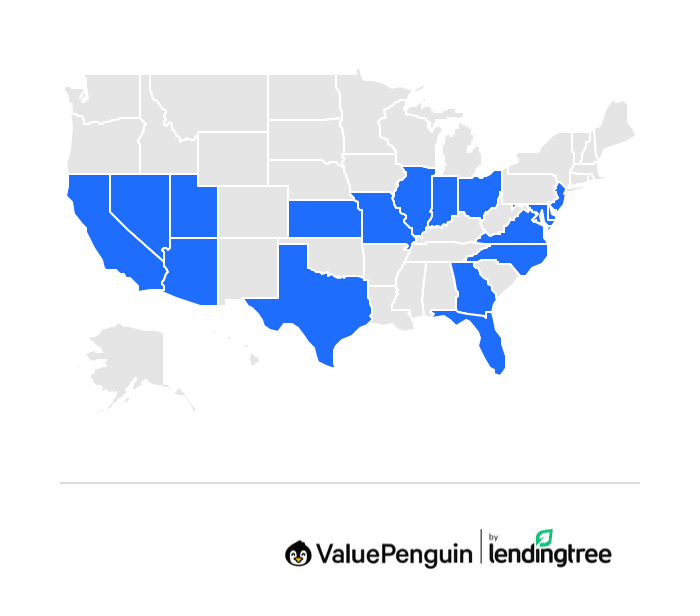 Aetna availability map