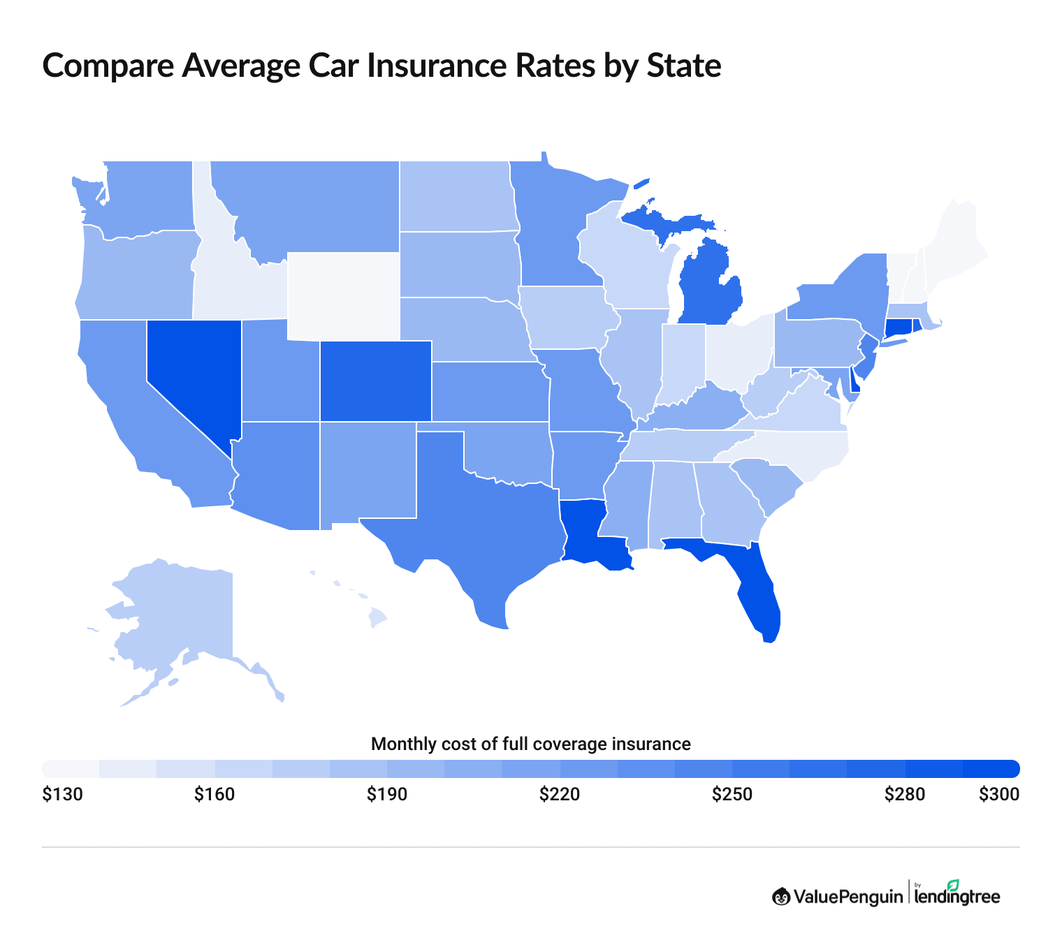 Compare vehicle insurance by state