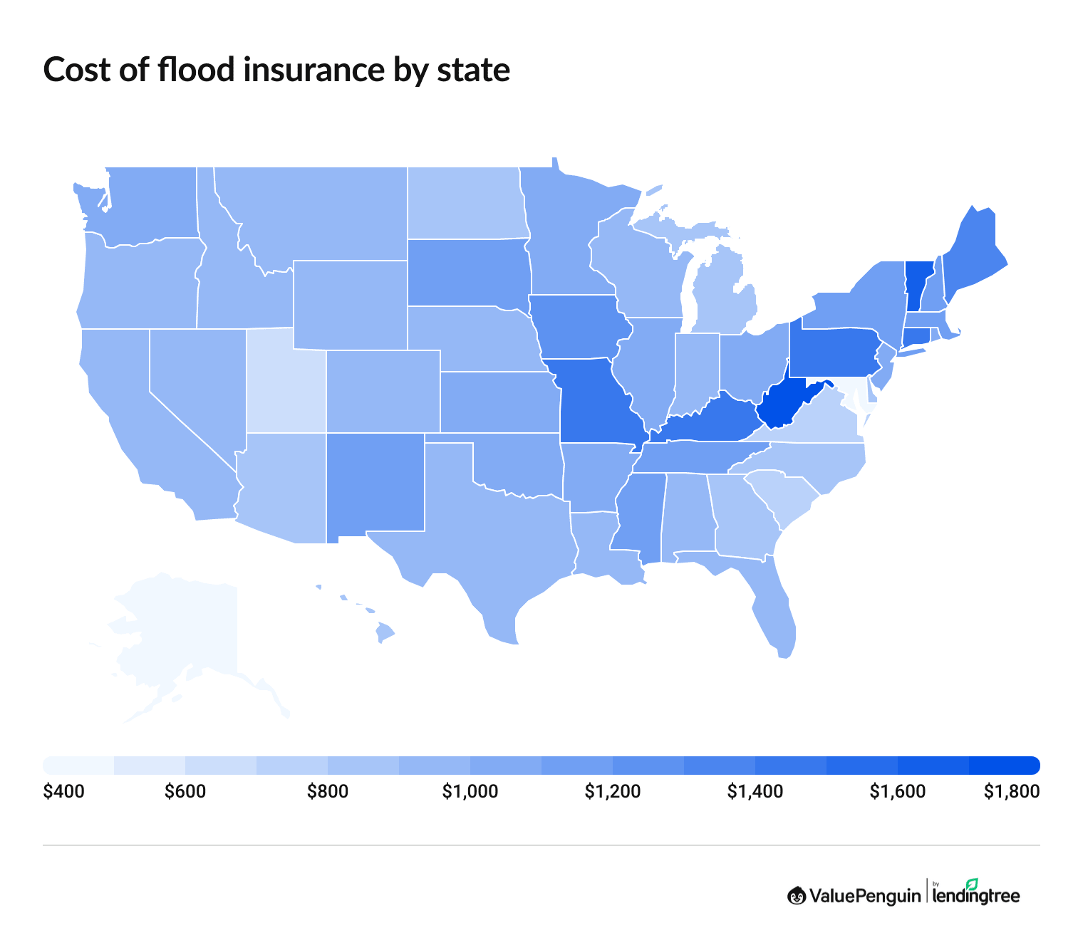 Flood insurance rates by state