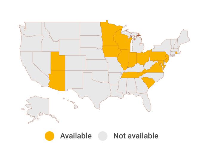 States where Selective sells auto insurance