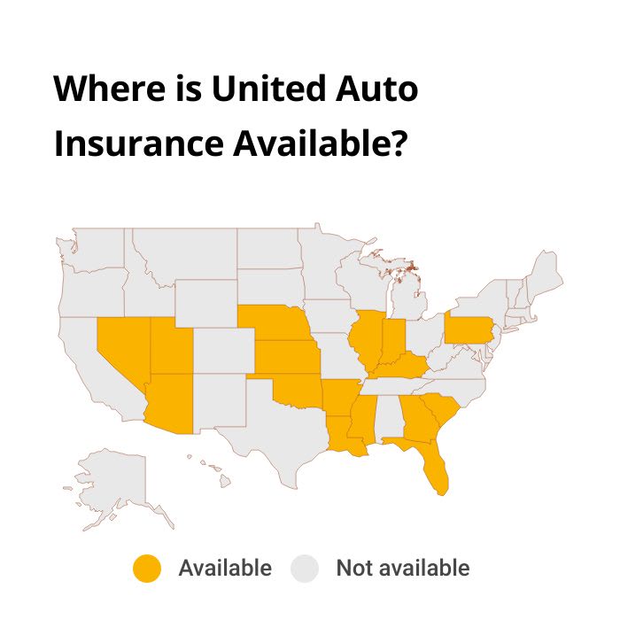 States where UAIC auto insurance is available
