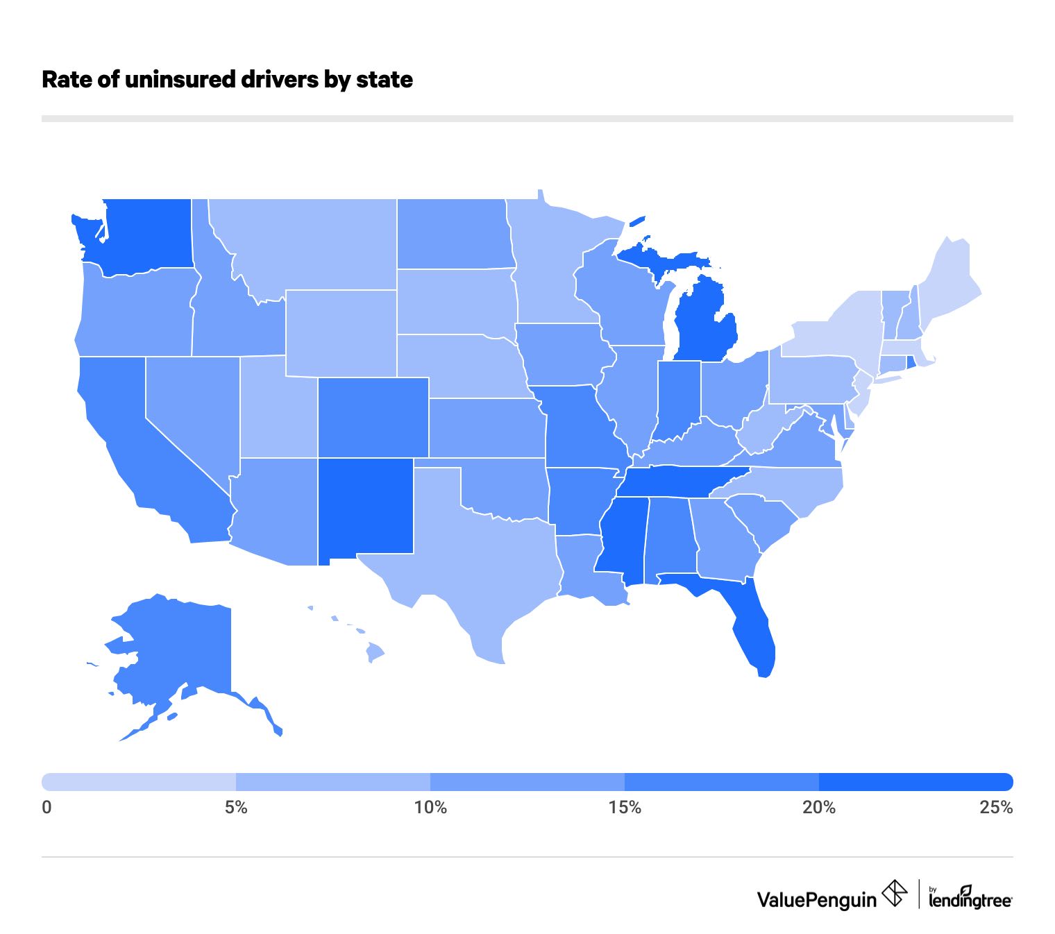 uninsured motorist rates by state