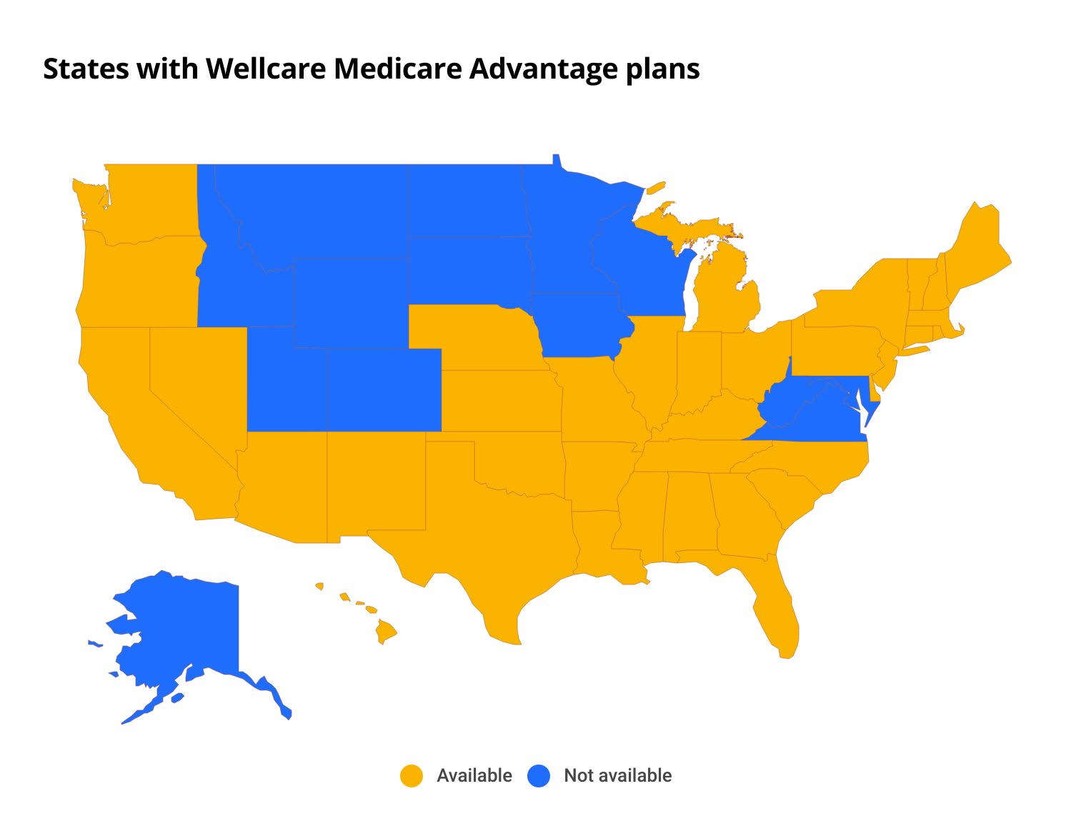 States with Carewell Medicare Advantage availability
