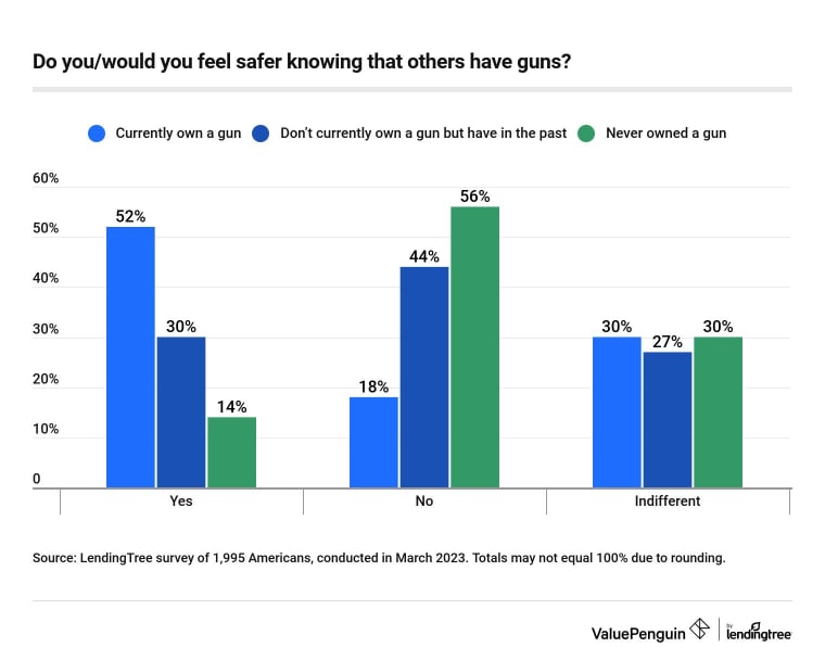 This is a graf about feeling safer knowing others have guns