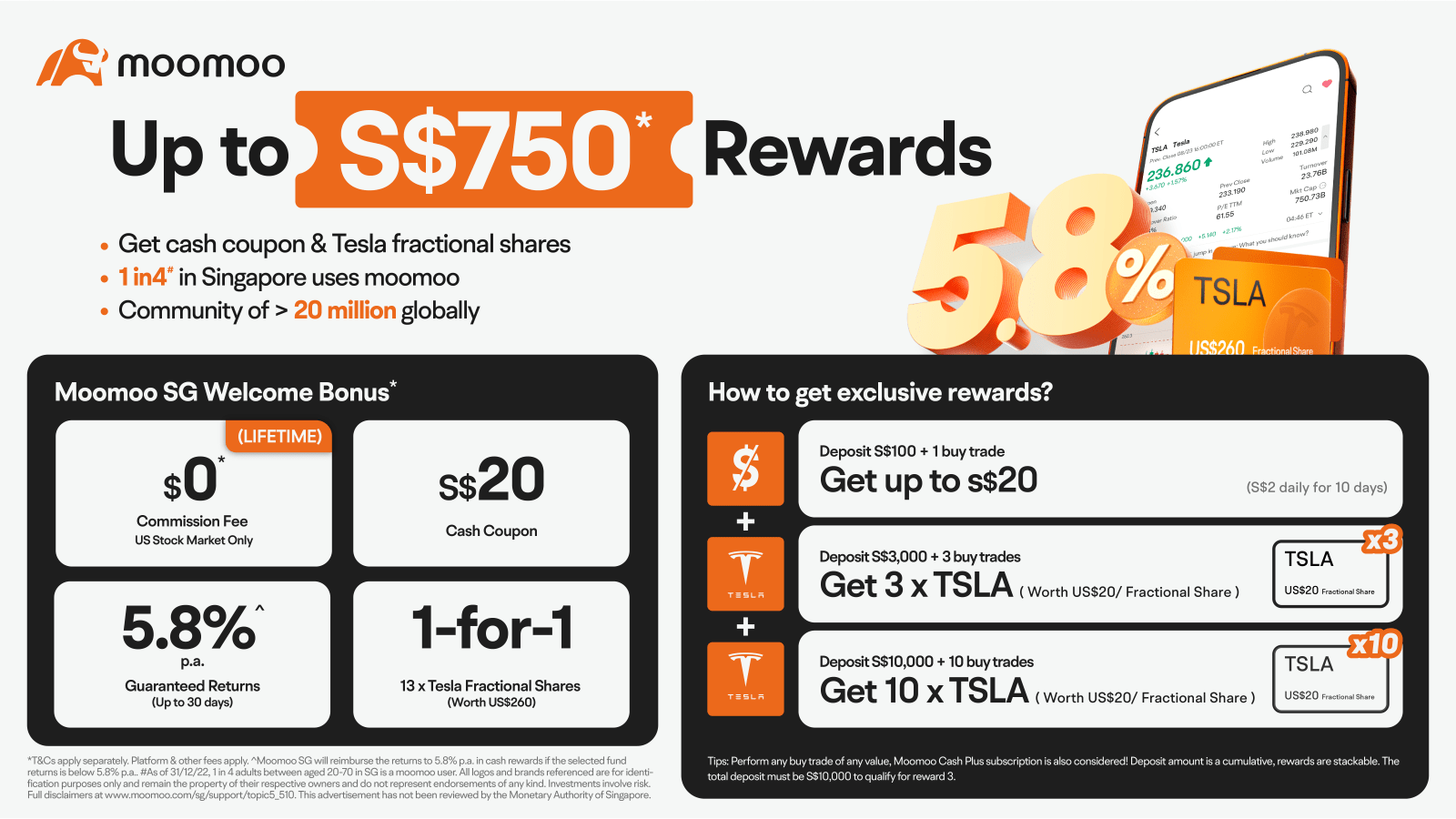 moomoo singapore welcome promotions