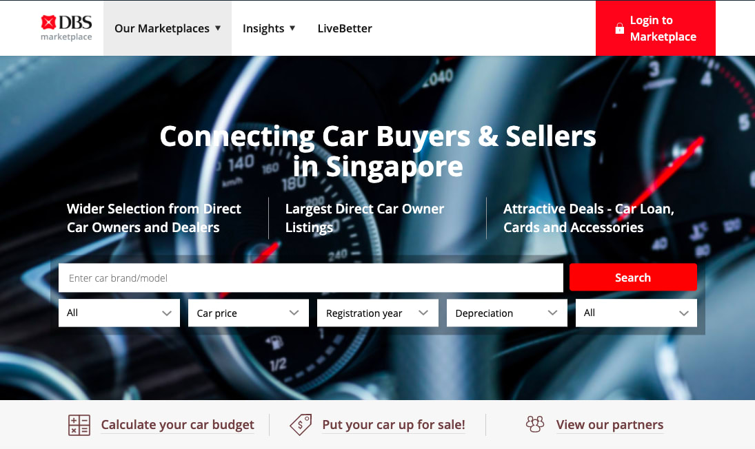 DBS car marketplace