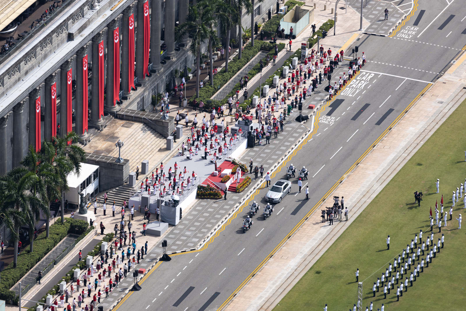 Singapore National Day Parade at the Pahdang