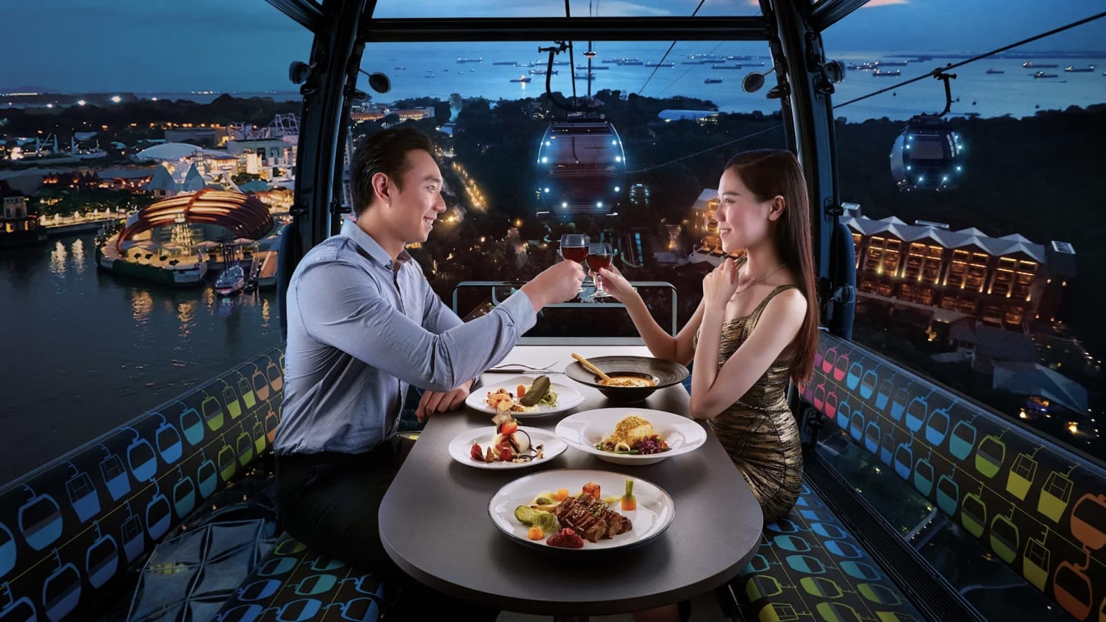 cable car sky dining