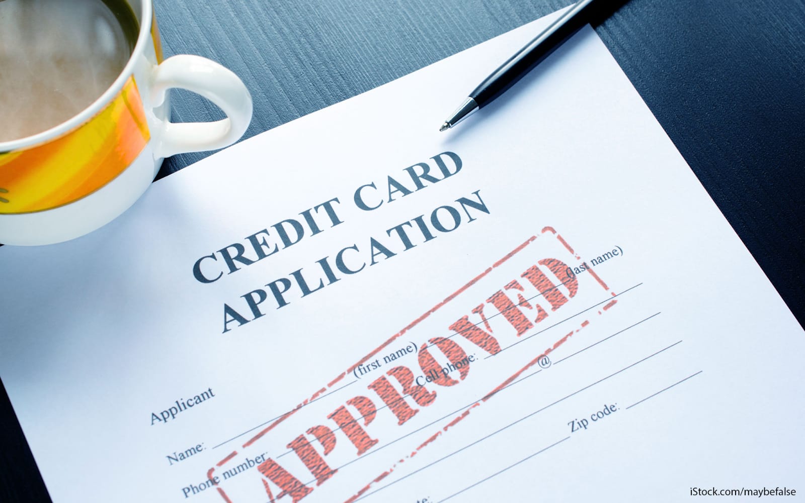 credit card application approved