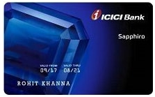 Icici Bank Sapphiro American Express Credit Card Great For