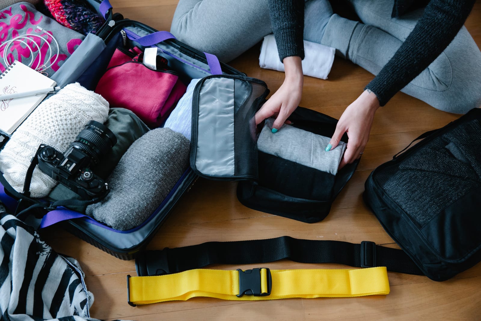 Packing cubes and organisers