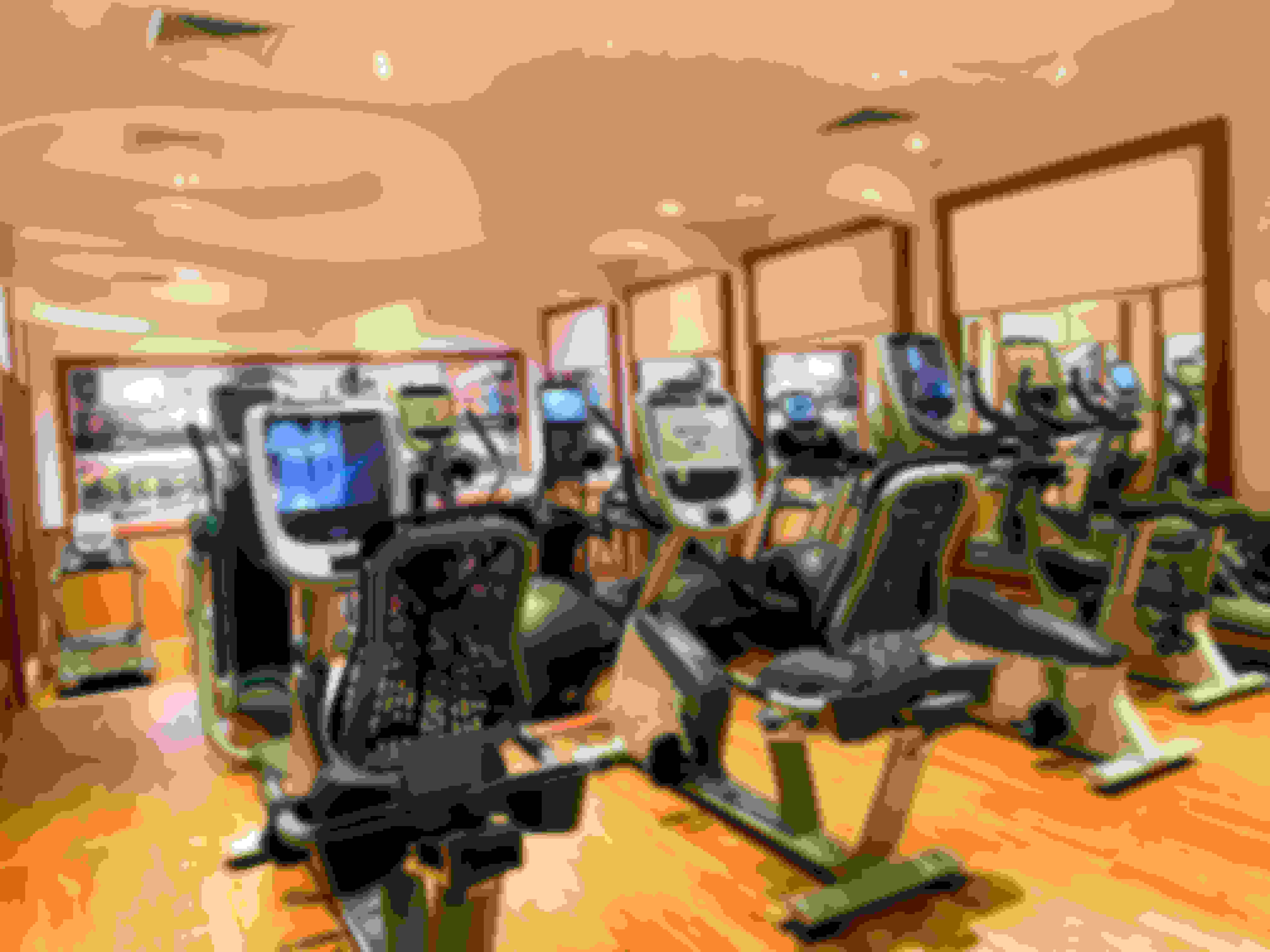 Gym at Fairmont Hotel