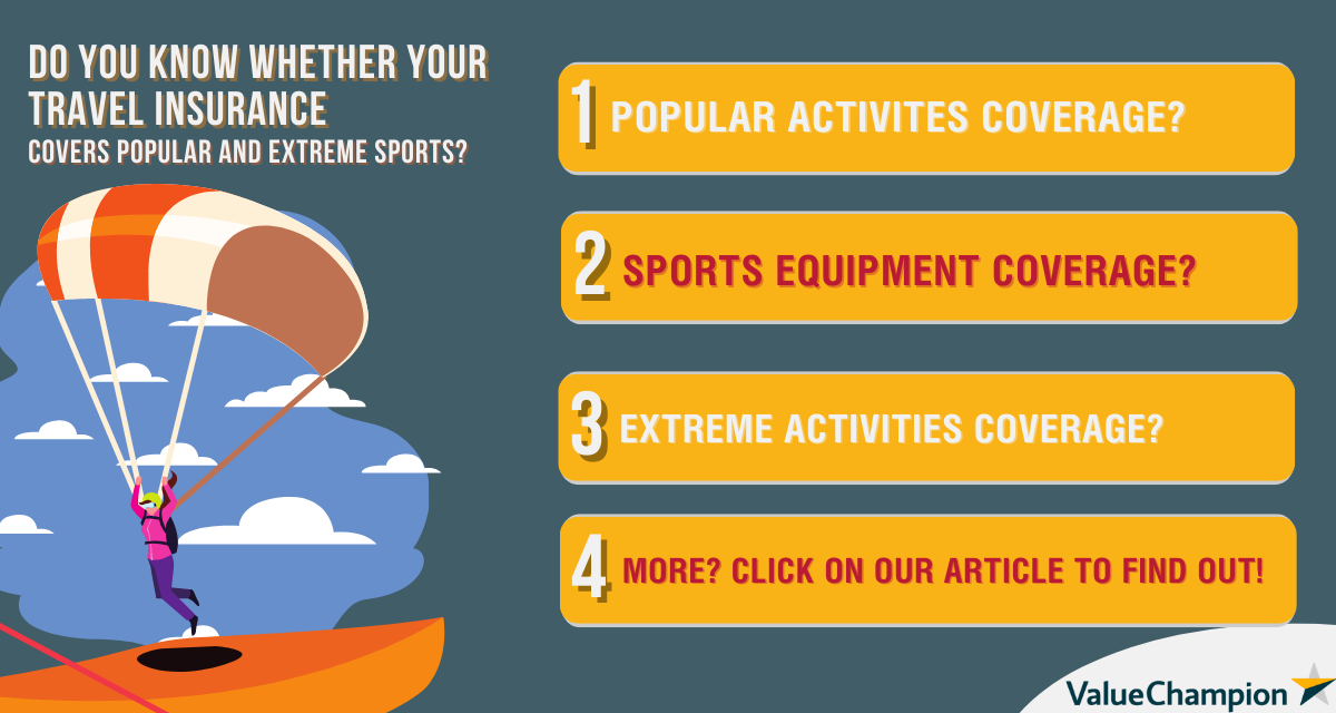 travel insurance including sports and activities