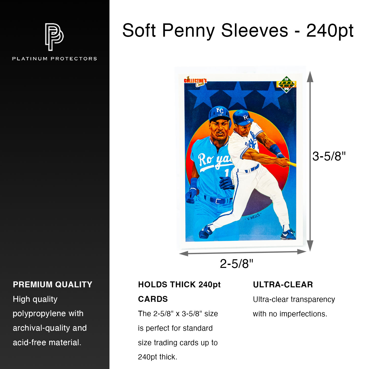 penny sleeve for thick cards Card Sleeves | Best Sleeves display and protect all your favorite Baseball 10 packs 100 Ct. Penny