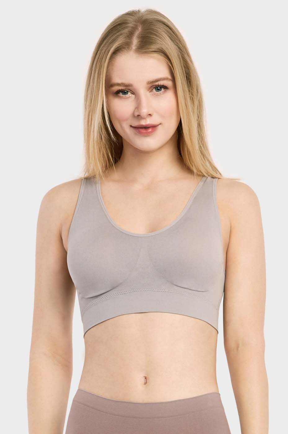 seamless sports bra