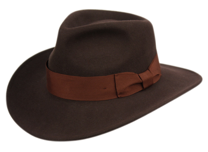 Premium Laine Feutre Indiana Jones Fedora Chapeau Liban