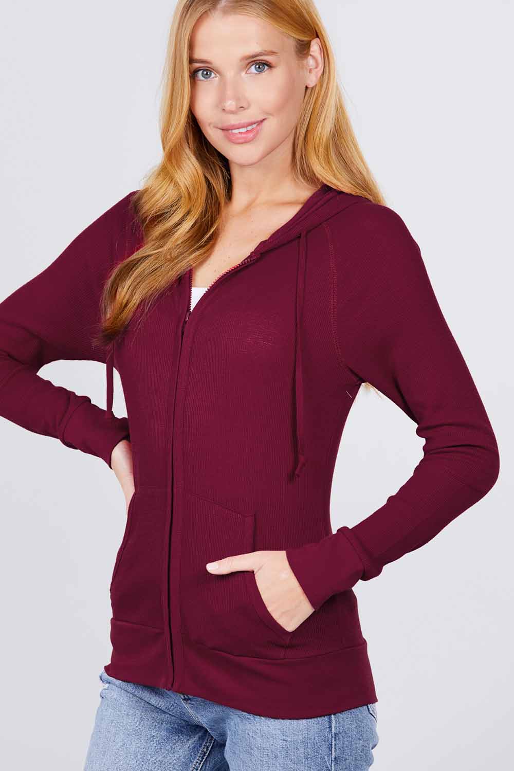 SHEIN Yoga Basic Plus Zip Up Hooded Sports Jacket