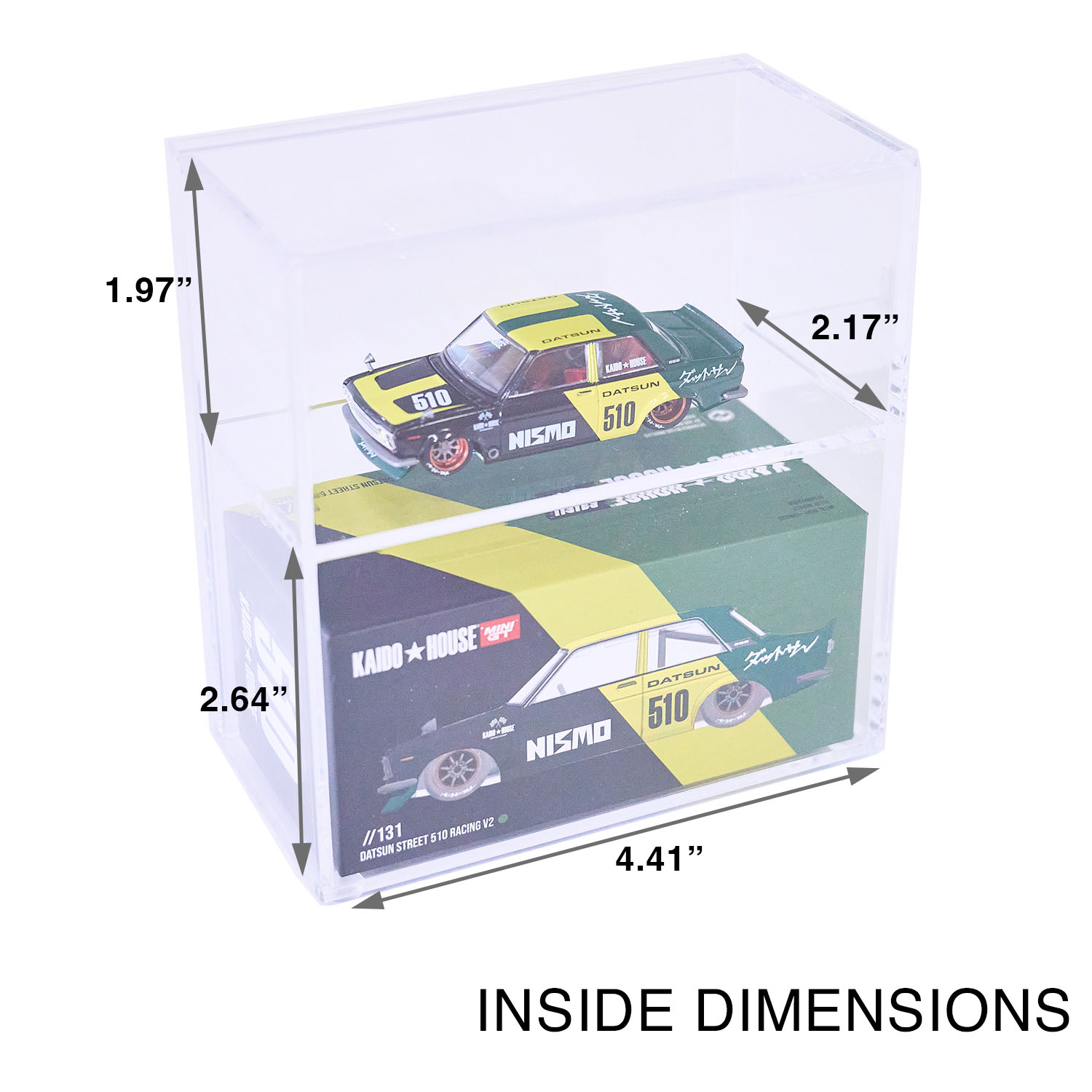 KAIDO HOUSE MINIGT アクリル ケース 3個セット Acrylic Display Case for Kaido House Mini GT 1:64 Scale Die Cast
