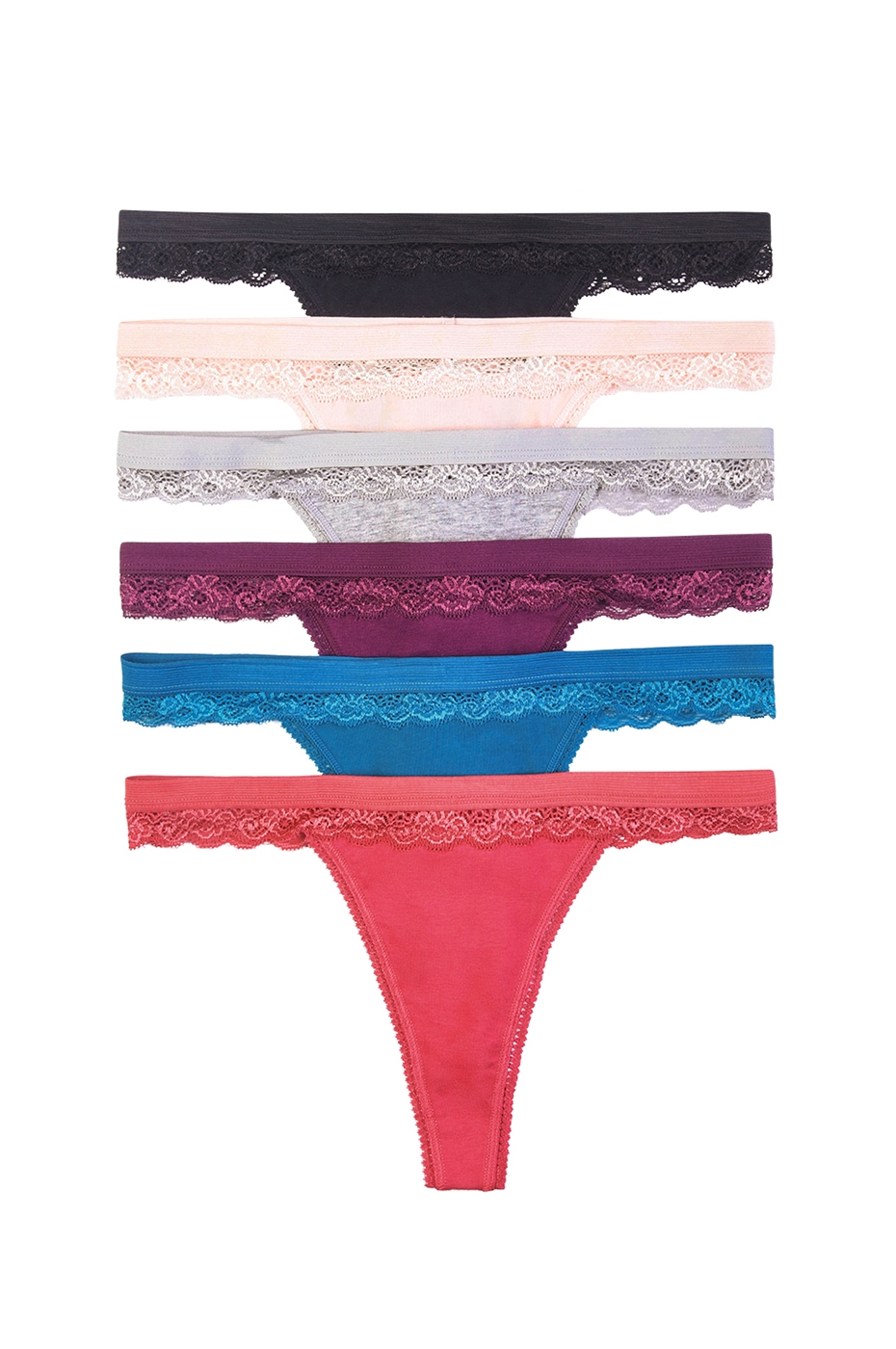 6 Pack of Lace Thong Panties Sexy Underwear Several Colors and Patterns |  eBay